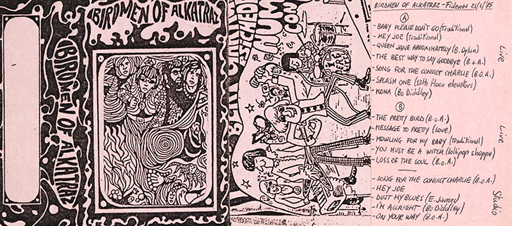 Birdmen Of Alkatraz demo tape cover